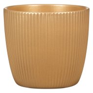 Scheurich Pearl Gold 842 kerámia kaspó 14cm, arany színű