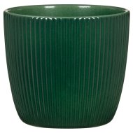 Scheurich Glossy Dark Green 842 kerámia kaspó 16 cm, zöld