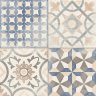 Gaya Vintage Blue fagyálló 33,15x33,15cm 1.32m2/csomag, kék matt gres padlólap