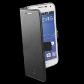 BOOK Galaxy S5 mini fekete bőr tok