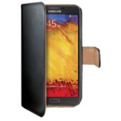 Samsung Galaxy Note 3 fekete bőr tok és tartó