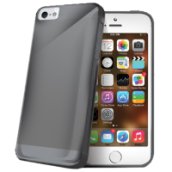 iPhone 5 fekete hátlap, TPU