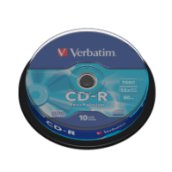 CD-R lemez 700 MB 52x, 10db hengeren, DataLife