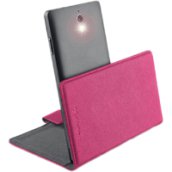 Tok, BOOK CASE, univerzális könyvszerűen nyitható tok, Phabletekhez, rózsaszín