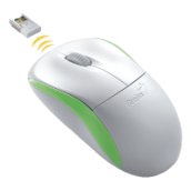 NS-6000 fehér-zöld wireless mouse