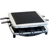 RC 3 PLUS Raclette grill+kőlap króm