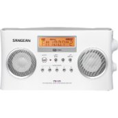 PR-D5 PACKAGE (W) Sztereó AM/FM-RDS szintéreres táskarádió (fehér)