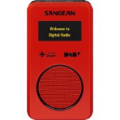 DPR-36+ R Dab+/Fm-RDS/Micro SD hordozható rádió (piros)
