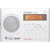 DPR-69+ W DAB+ / FM-RDS hordozható táskarádió