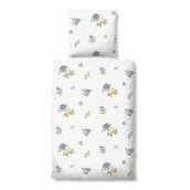 Rózsás flanel ágyneműhuzat garnitúra