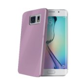 SAMSUNG Galaxy S6 Edge ultravékony szilikon hátlap lila