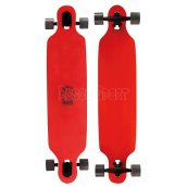 Nijdam Wooden Warrior longboard, piros