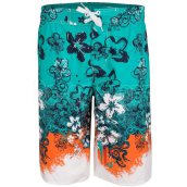 Waimea Flowers boardshort, zöld