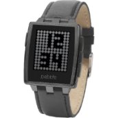 Steel Smart Watch fekete
