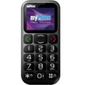 1045 Simply fekete kártyafüggetlen mobiltelefon