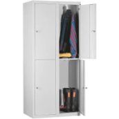 Öltözőszekrény 2x2 ajtós 50x60x180