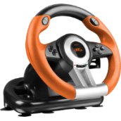 Drift O.Z. Racing Wheel for PC & PS/3 (SL-6695-BKOR-01)