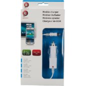 Töltő mini USB szivargyújtó csatlakozóval 12/24 V, 1000mA