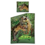 T-REX  ágyneműhuzat zöld