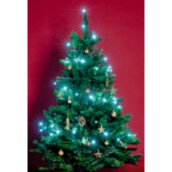 KI 100 LED/T LED FÉNYFÜZÉR TÜRKIZ, 8m, 1,5m tápvezeték, 100 db LED, állófényü, 230V~