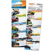 Hot Wheels füzetcímke