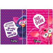 Furby gumis dosszié A/4 méretben
