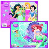 Disney hercegnős színes lapos vázlatfüzet B/4-es méret 8 lap