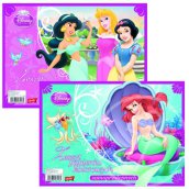 Disney hercegnős színes lapos vázlatfüzet B/4-es méret 8 lap