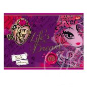 Ever After High rajztömb A/4-es méret 10 lapos