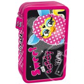 Furby emeletes töltött tolltartó