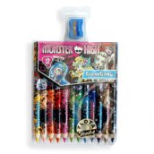 Monster High Jumbo színes ceruza készlet 12 db-os