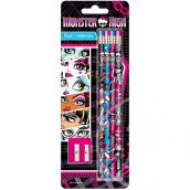 Monster High ceruza készlet 4db-os