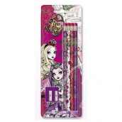 Ever After High 4db-os grafitceruza szett hegyezővel