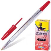 Piros golyóstoll 50db - Corvina