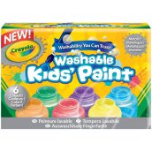 Crayola: Lemosható metál festék - 6 darabos