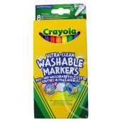 Crayola - kimosható vékony filctoll - 8 darabos