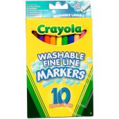 Crayola: 10 db-os vékony filctoll készlet