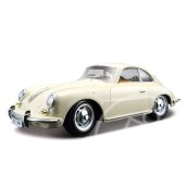 Bburago: Porsche 356B Coupe modellautó - fehér, 1:24