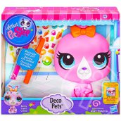 Littlest Petshop színezhető és díszíthető nagy rózsaszín nyuszi