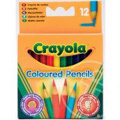 Crayola: 12 db félhosszú  színes ceruza