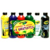 Crayola: Ecsetkész festék 6 db-os készlet