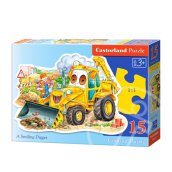 Mosolygó markológép 15 darabos sziluett puzzle