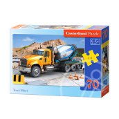 Amerikai betonkeverő autó 70 darabos puzzle