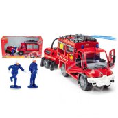 Mercedes Unimog tűzoltó autó figurákkal