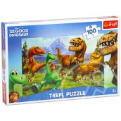 Dínó tesó puzzle - 100 db
