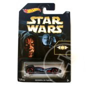 Hot Wheels Star Wars: Scoopa Di Fuego Darth Maul kisautó 1/64 - mattel