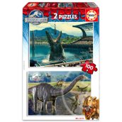 Educa Jurassic World puzzle - 2 x 100 db