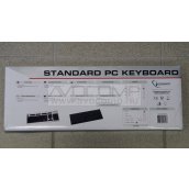 GEMBIRD BILLENTYŰZET KB-200 SILVER-BLACK PS/2 (KB-200-SB)