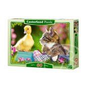 Kiskacsa és cicakölyök 60 darabos puzzle