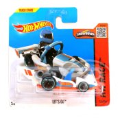 Hot Wheels: Let''s Go kisautó 1/64 fehér - Mattel